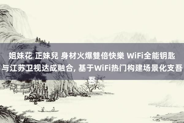 姐妹花 正妹兒 身材火爆雙倍快樂 WiFi全能钥匙与江苏卫视达成融合， 基于WiFi热门构建场景化支吾